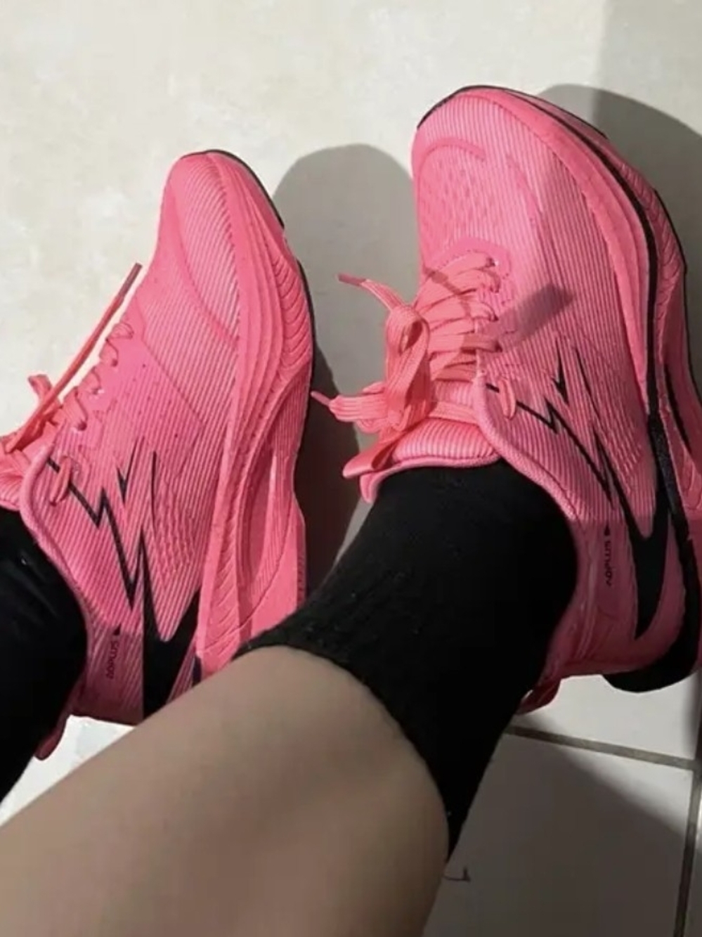 Pink Women's Running Sneakers - Lightweight Performance